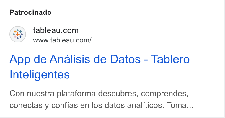 Tableau GDN Ad