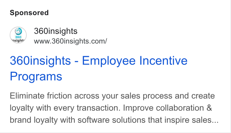 360insights ad on Google Ads