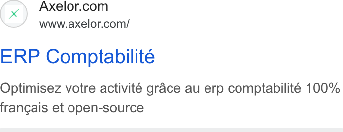 Axelor ad on Google Ads: www.axelor.com/ ERP Comptabilite Optimisez votre activité grace au erp comptabiliteé 100% francais et open-source