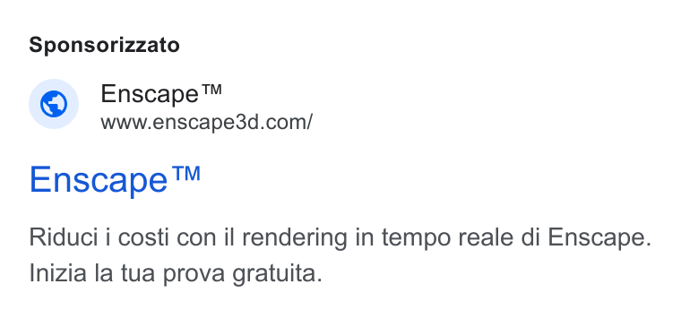 Chaos ad on Google Ads: Sponsorizzato Enscape ™ Riduci | costi con il rendering in tempo reale di Enscape. Inizia la tua prova gratuita.