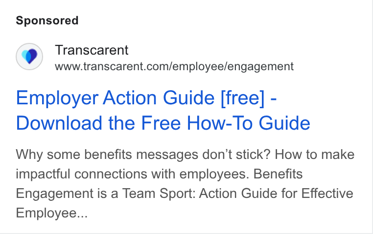 Accolade ad on Google Ads: Employer Action Guide [free] - Download the Free How-To Guide Why some benefits messages don’t stick? How to make impactful connections with employees. Benefits Engagement is a Team Sport: Action Guide for Effective Employee...