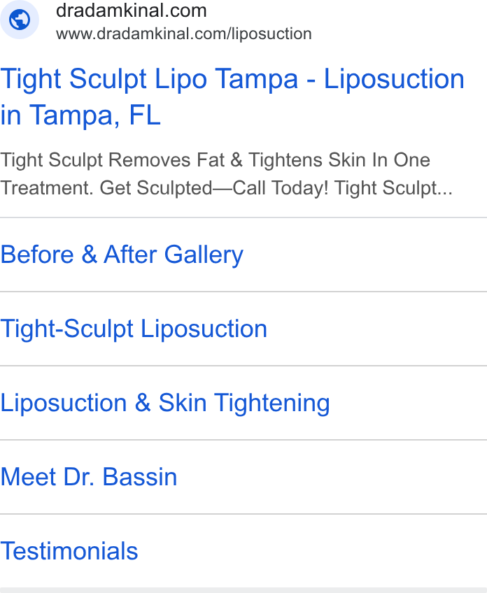 Florida Plastic Surgery Group ad creative