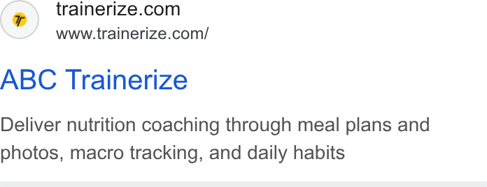 Trainerize ad on Google Ads: www.trainerize.com/ ABC Trainerize Deliver nutrition coaching through meal plans and photos, macro tracking, and daily habits