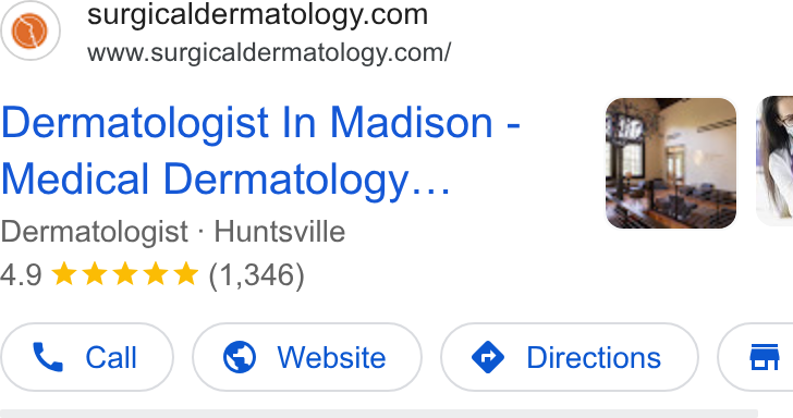 Surgical Dermatology Group - Birmingham ad creative