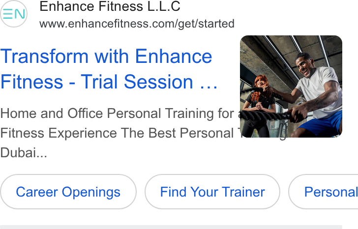 Enhance Fitness L.L.C ad creative