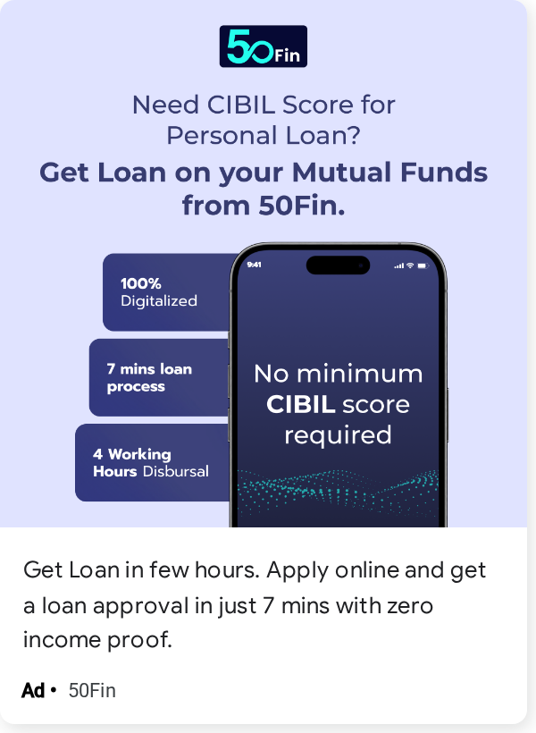 50Fin ad on Google Ads