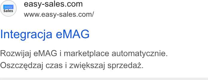 easySales Global ad on Google Ads: www.easy-sales.com/ Integracja e MAG Rozwijaj e MAG i marketplace automatycznie. Oszczedzaj czas i zwiekszaj sprzedaz.