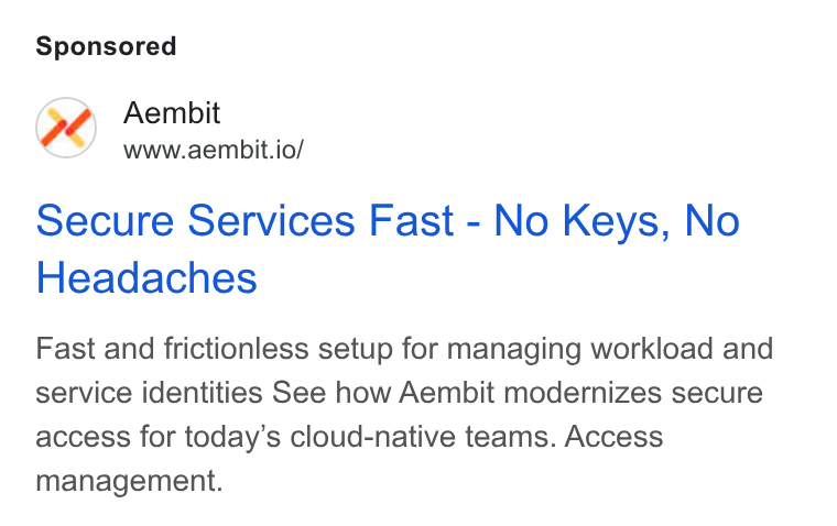 Aembit ad
