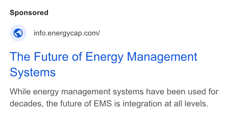 Wattics ad on Google Ads: The Future of Energy Management Systems While energy management systems have been used for decades, the future of EMS is integration at all levels.