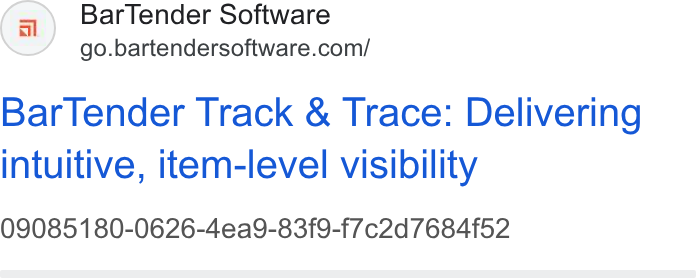 Seagull ad on Google Ads: Barlender Track & Trace: Delivering intuitive, item-level visibility 09085180-0626-4ea9-83f9-f7c2d7684f52