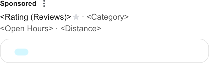 Valero Energy ad on Google Ads: Sponsored ¢: Rating (Reviews)> * - <Category> Open Hours> « <Distance> Co O UU
