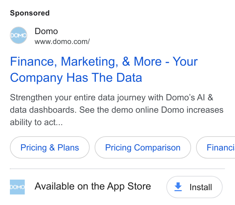 Domo GDN Ad