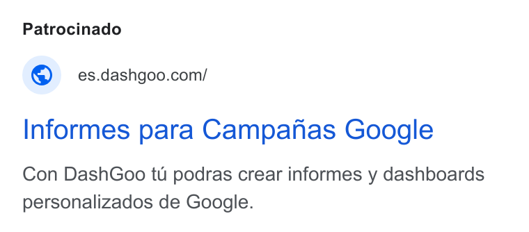 mLabs ad on Google Ads: Informes para Campanas Google Con Dash Goo tu podras crear informes y dashboards personalizados de Google.