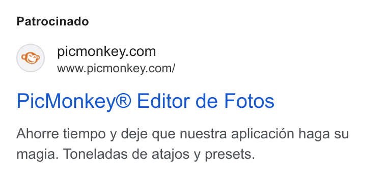 PicMonkey ad on Google Ads: www.picmonkey.com/ Pic Monkey® Editor de Fotos Ahorre tiempo y deje que nuestra aplicacion haga su magia. Toneladas de atajos y presets.