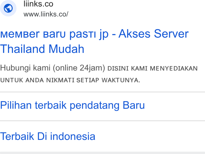 EMR USA ad on Google Ads: www.liinks.co/ Me MBer Baru pas TI jp - Akses Server Thailand Mudah Hubungi kami (online 24jam) DISINI KAMI MENYEDIAKAN UNTUK ANDA NIKMATI SETIAP WAKTUNYA. Pilihan terbaik pendatang Baru Terbaik Di indonesia