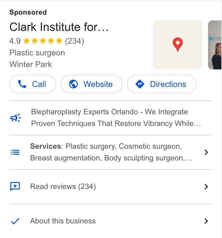 Clark Institute for Aesthetics ad creative