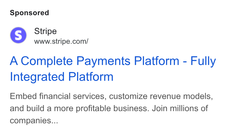 Bridge ad on Google Ads: A Complete Payments Platform - Fully Integrated Platform Embed financial services, customize revenue models, and build a more profitable business. Join millions of companies...