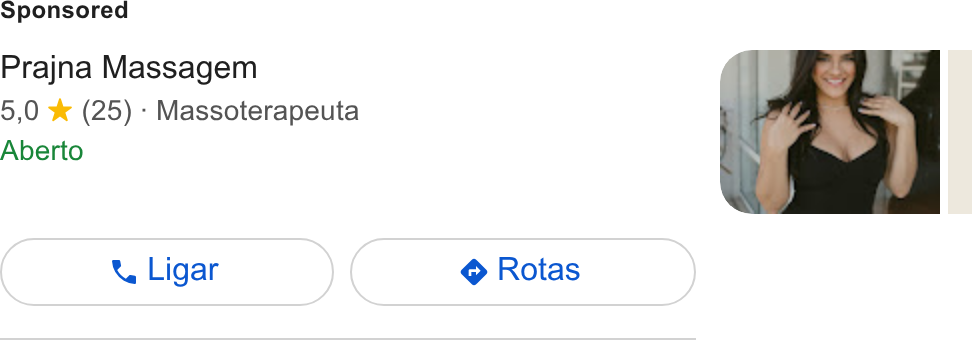 systeme.io ad on Google Ads: Prajna Massagem 5,0 % (25) - Massoterapeuta Aberto
