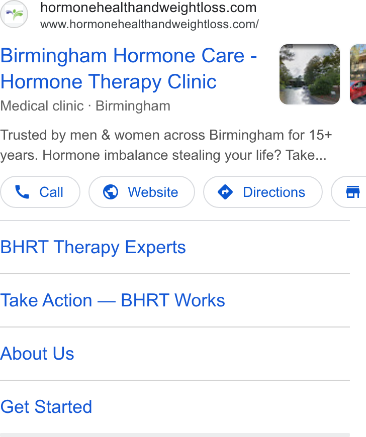Hormone Health and Weight Loss of Birmingham, Alabama ad creative