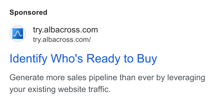 Albacross ad on Google Ads: try.albacross.com/ Identify Who's Ready to Buy Generate more sales pipeline than ever by leveraging your existing website traffic.