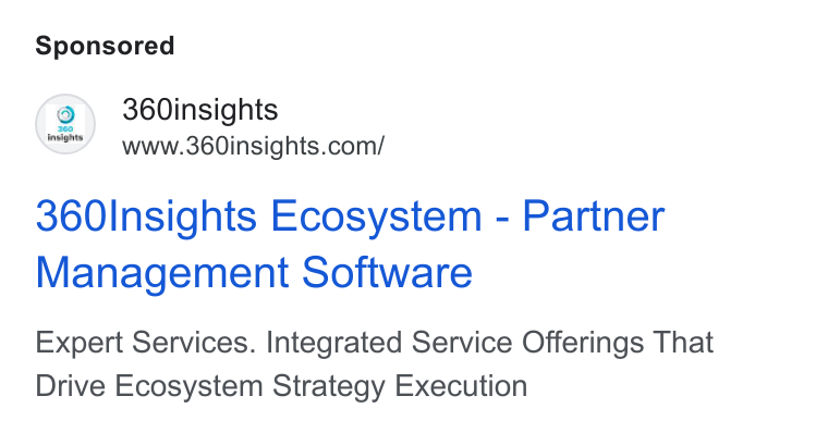 360insights ad on Google Ads