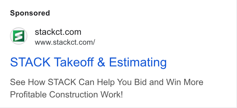 STACK Construction Technologies ad on Google Ads: www.stackct.com/ STACK Takeoff & Estimating See How STACK Can Help You Bid and Win More Profitable Construction Work!