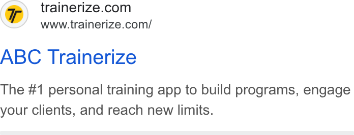 Trainerize ad on Google Ads: www.trainerize.com/ ABC Trainerize The #1 personal training app to build programs, engage your clients, and reach new limits.