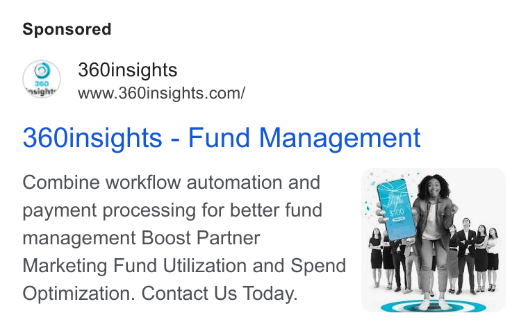 360insights ad on Google Ads