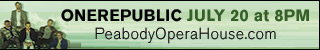 OneRepublic at the Peabody Opera House