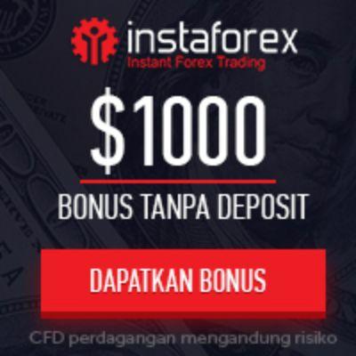Gratis $1000 dari InstaForex Tanpa Deposit
