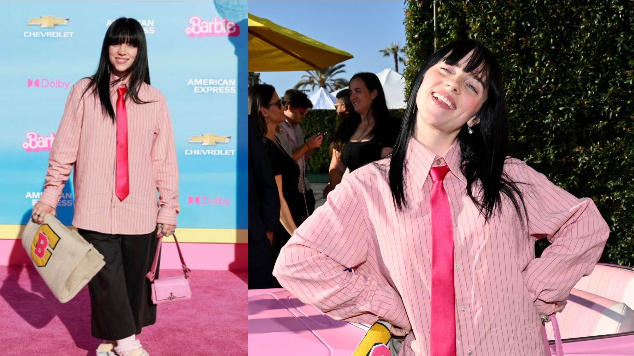Ampliffy TV in English Billie Eilish wears an oversized outfit at