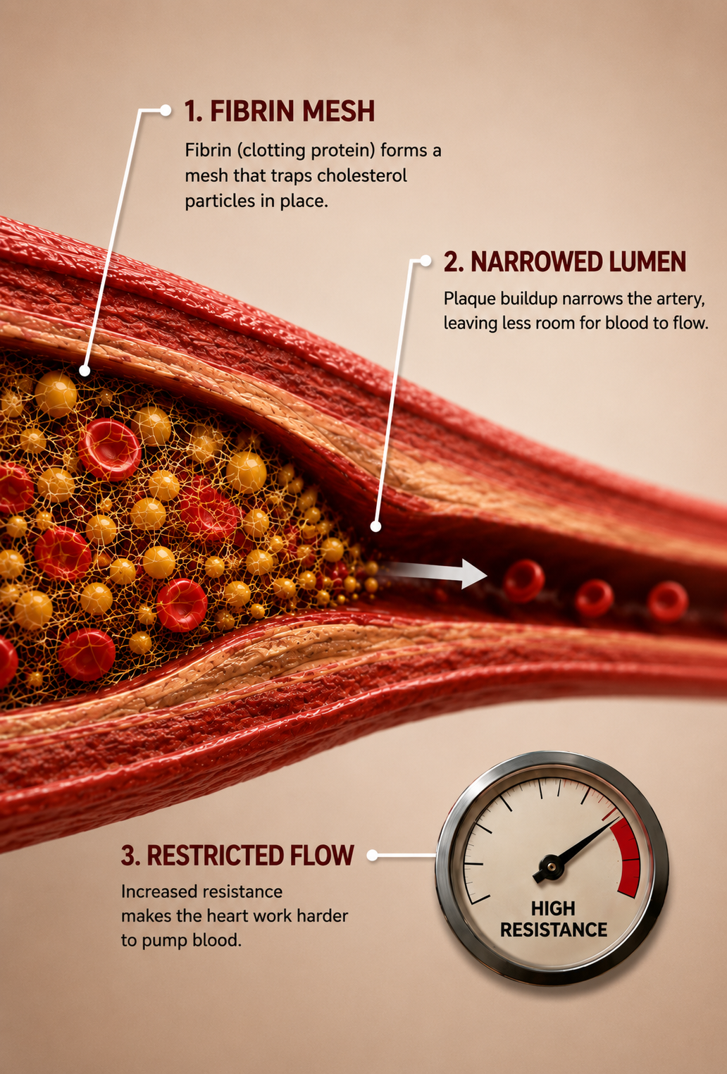 Targets the 3 Things Actually Behind Arterial Buildup