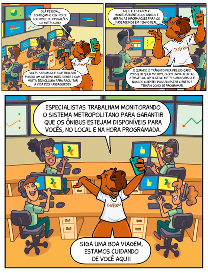 Capitana apresenta o Centro de Controle de Operações da Metrocar