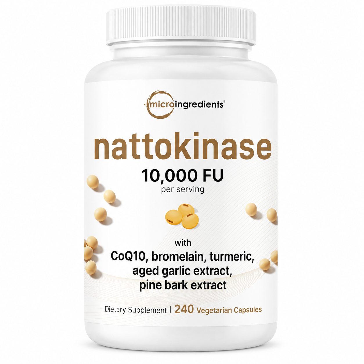 Micro Ingredients Nattokinase 10,000 FU bottle