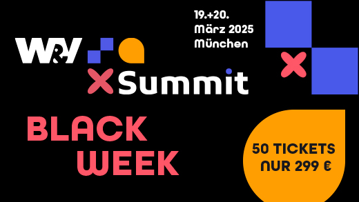 W&V Summit: Black Week Rabatt 