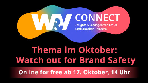 Kostenloser W&V Connect Talk zum Thema Brand Safety 
