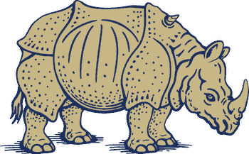 Collingham rhino illustration