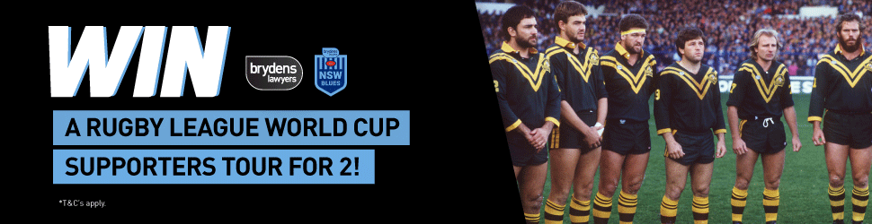 Win Rugby League world Cup supporters tour for 2