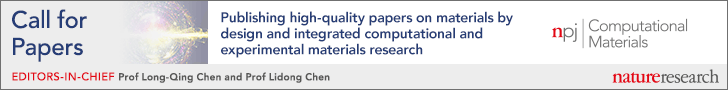 npj Computational Materials | Submit your next paper