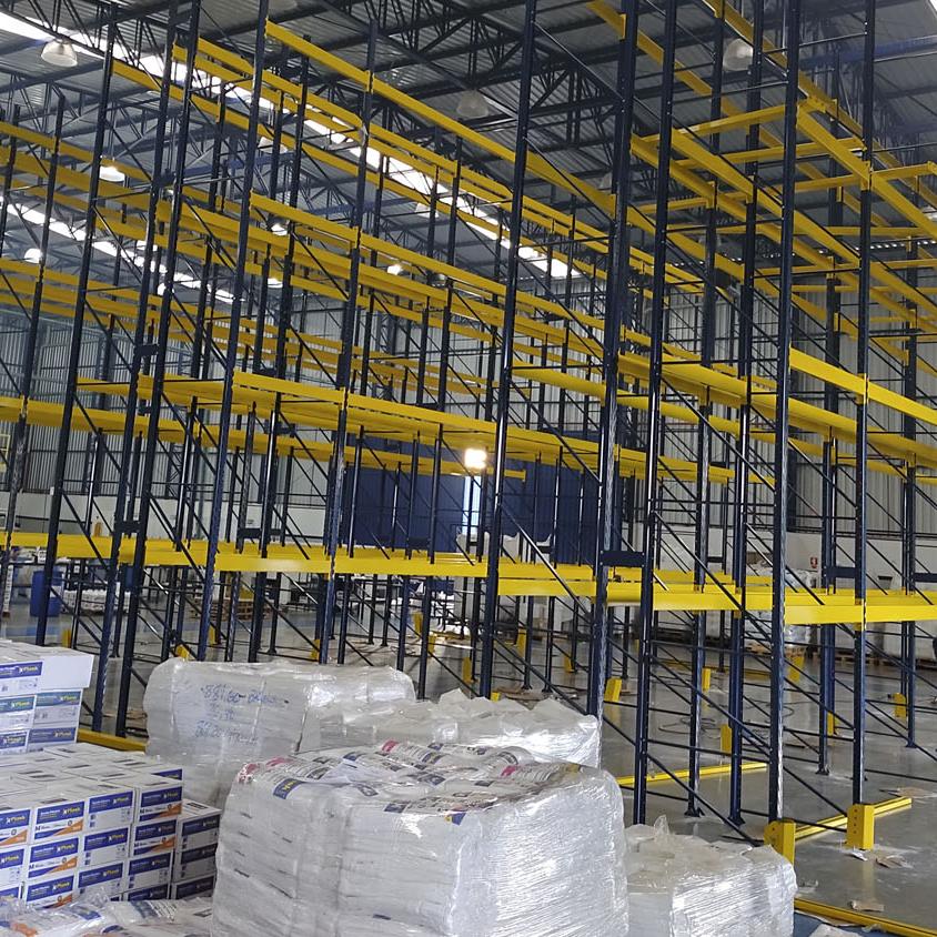 Projeto de porta palete industrial instalado 10