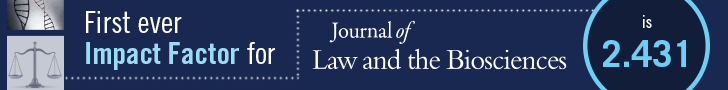 First ever Impact Factor for Journal of Law and the Biosciences. Read the articles that contributed to the first Impact Factor