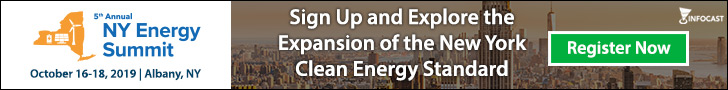 NY ENERGY SUMMIT -- October 16-18, 2019
