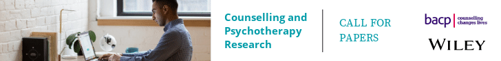 Counselling and Psychotherapy Research Call for Papers: Digital Technologies in Counselling & Psychotherapy 