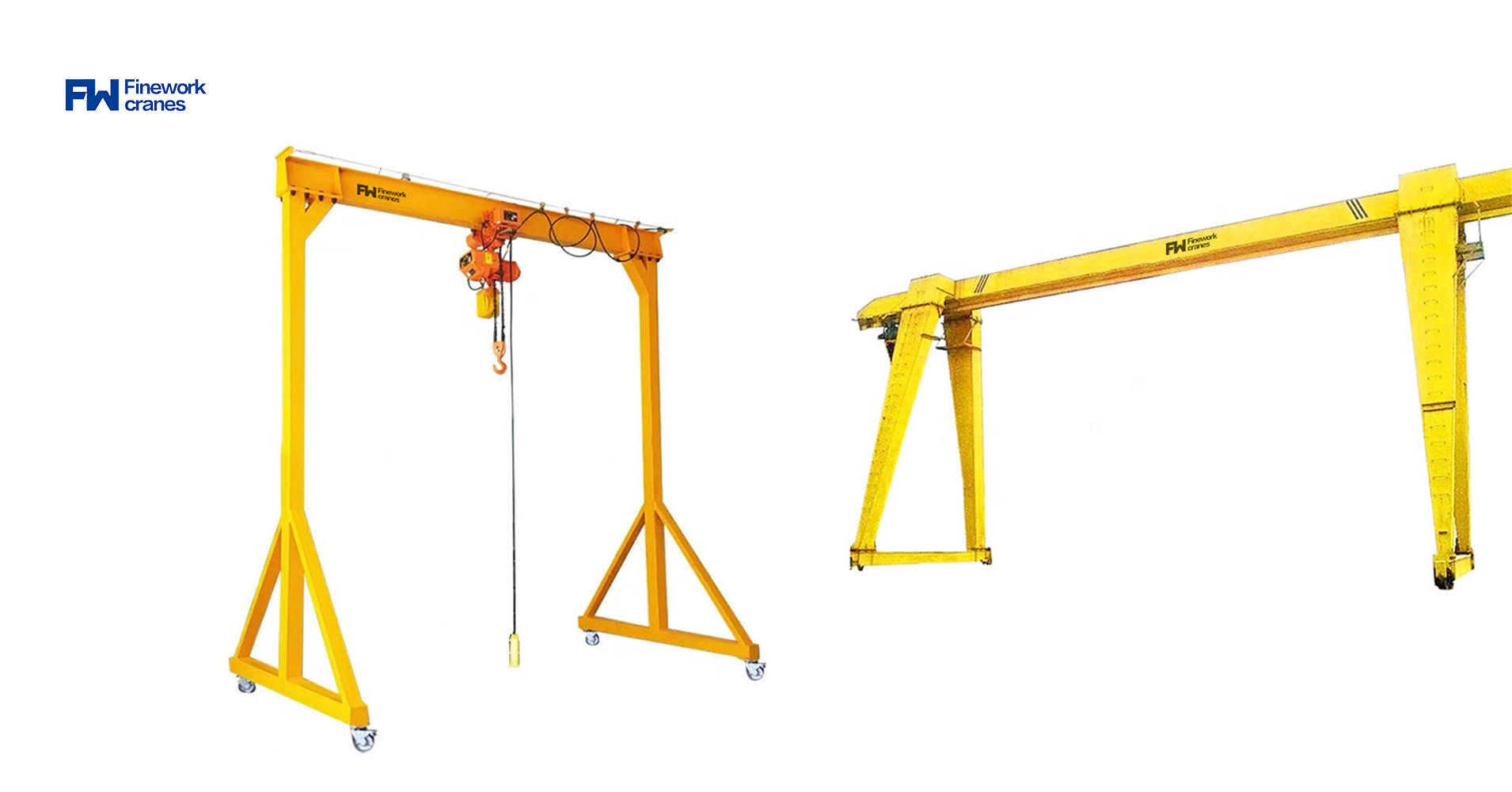 Gantry Crane Load up to 50ton, Span up to 35m, Low noise, Safe & Easy to Disassembly.
