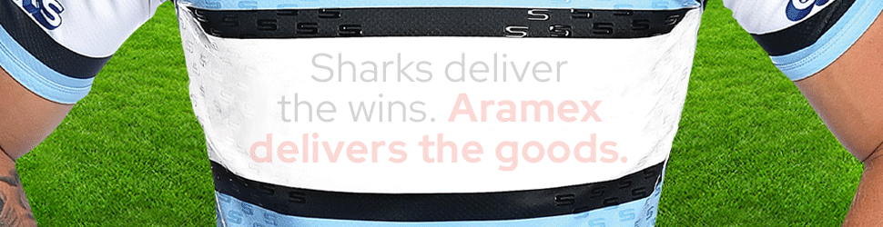 aramex - Sharks deliver the wins, Aramex delivers the goods
