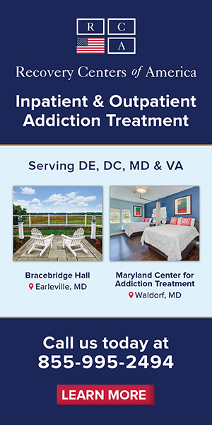 Recovery Centers of America Drug and Alcohol Addiction Treatment serving DE, DC, MD, & VA