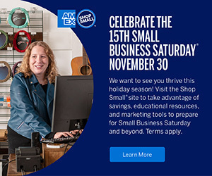 GET READY FOR THE 15TH SMALL BUSINESS SATURDAY®