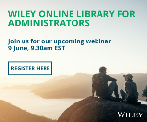Join us for Wiley Online Library Administrator Training