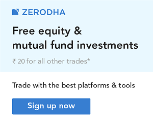 Open Demat Account with India's No.1 Stock Broker Zerodha