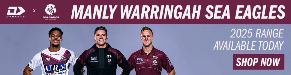 Manly Warringah Sea Eagles 2025 range available NOW